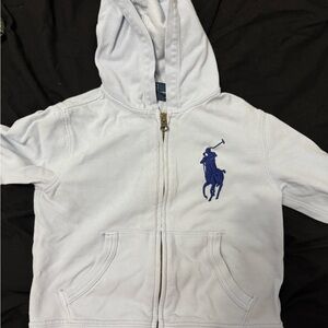 Polo Ralph Lauren Kids Hoodie with Blue Emblem